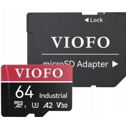 Karta pamięci VIOFO 64GB microSDXC V30  INDUSTRIAL do Wideorejestratorów
